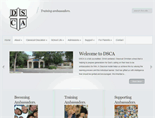 Tablet Screenshot of dsca.org